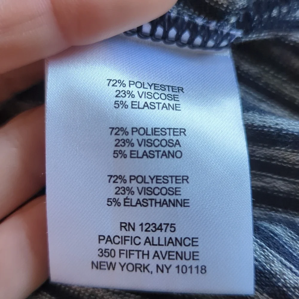 Jones New York Striped Cowl Neck Sweater - Picture 8 of 15